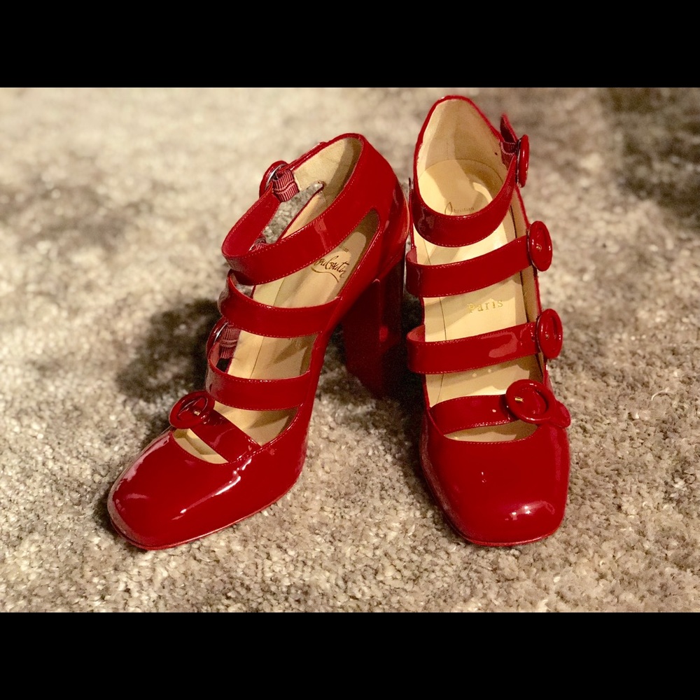 Christian Louboutin Mistiroir Patent Leather Pumps